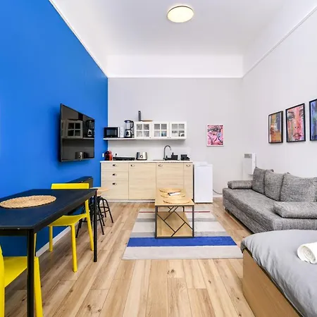 Stylish Blue In The Heart Of Apartment